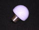 LED RACE LAMP 220V YELLOW, Светодиодная лампа 0.3Вт с полукруглой колбой, цоколь Е27